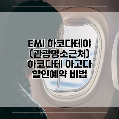 EMI 하코다테야 (관광명소근처) 하코다테 아고다 할인예약 비법