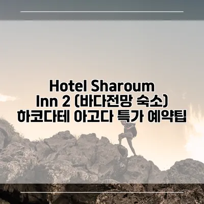 Hotel Sharoum Inn 2 (바다전망 숙소) 하코다테 아고다 특가 예약팁