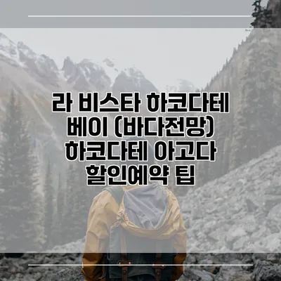 라 비스타 하코다테 베이 (바다전망) 하코다테 아고다 할인예약 팁