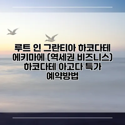 루트 인 그란티아 하코다테 에키마에 (역세권 비즈니스) 하코다테 아고다 특가 예약방법