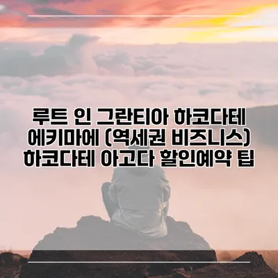 루트 인 그란티아 하코다테 에키마에 (역세권 비즈니스) 하코다테 아고다 할인예약 팁