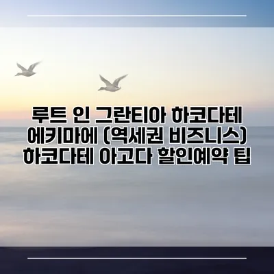 루트 인 그란티아 하코다테 에키마에 (역세권 비즈니스) 하코다테 아고다 할인예약 팁