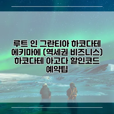 루트 인 그란티아 하코다테 에키마에 (역세권 비즈니스) 하코다테 아고다 할인코드 예약팁