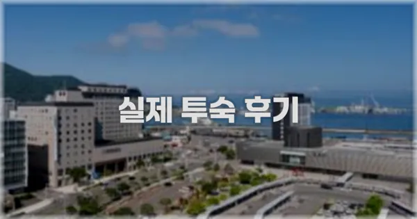 💬 실제 투숙 후기