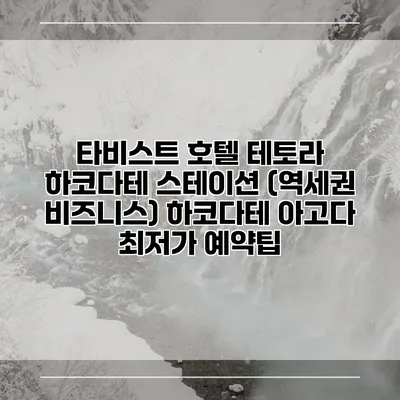 타비스트 호텔 테토라 하코다테 스테이션 (역세권 비즈니스) 하코다테 아고다 최저가 예약팁
