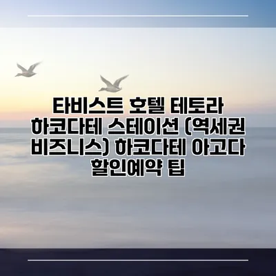 타비스트 호텔 테토라 하코다테 스테이션 (역세권 비즈니스) 하코다테 아고다 할인예약 팁