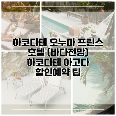 하코다테 오누마 프린스 호텔 (바다전망) 하코다테 아고다 할인예약 팁