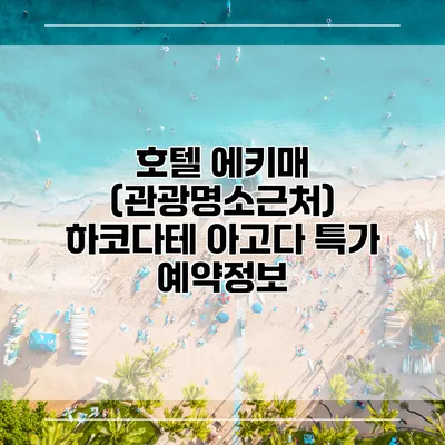 호텔 에키매 (관광명소근처) 하코다테 아고다 특가 예약정보