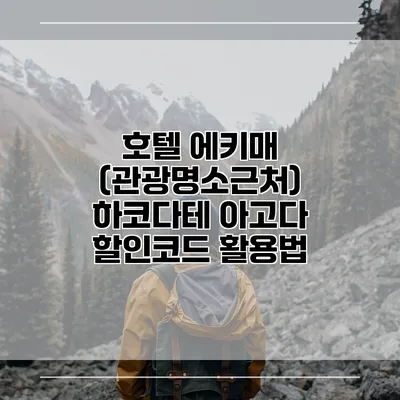 호텔 에키매 (관광명소근처) 하코다테 아고다 할인코드 활용법