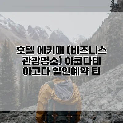 호텔 에키매 (비즈니스 관광명소) 하코다테 아고다 할인예약 팁