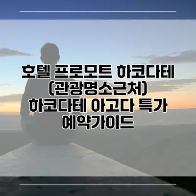 호텔 프로모트 하코다테 (관광명소근처) 하코다테 아고다 특가 예약가이드