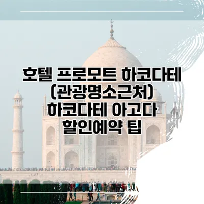 호텔 프로모트 하코다테 (관광명소근처) 하코다테 아고다 할인예약 팁