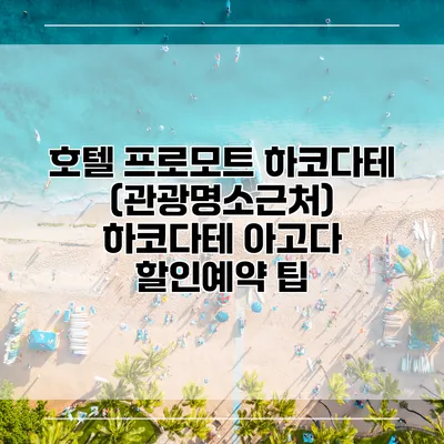 호텔 프로모트 하코다테 (관광명소근처) 하코다테 아고다 할인예약 팁