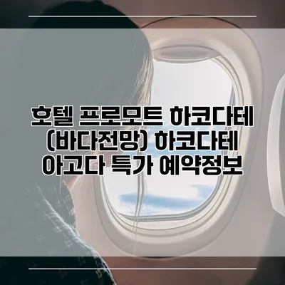 호텔 프로모트 하코다테 (바다전망) 하코다테 아고다 특가 예약정보