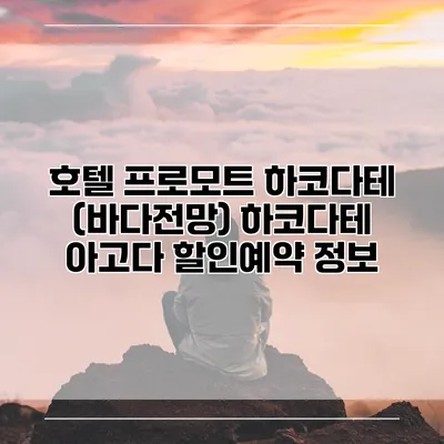 호텔 프로모트 하코다테 (바다전망) 하코다테 아고다 할인예약 정보